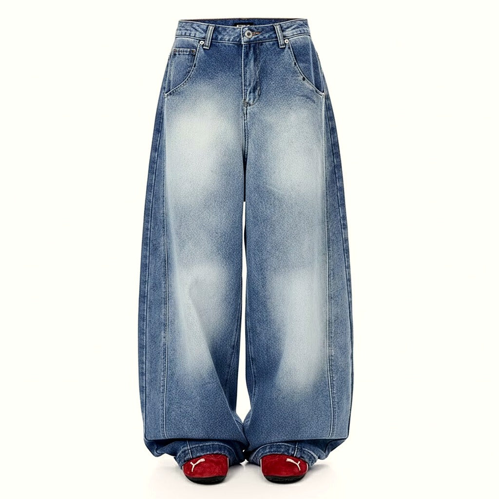 Blue Y2k Oversize Jeans