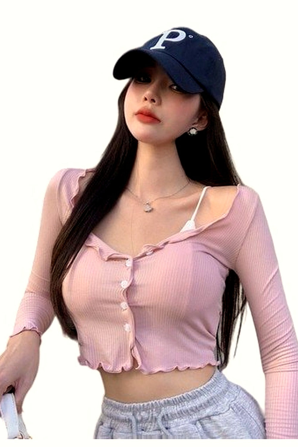 Y2k V-neck Coquette Sweet T-shirt