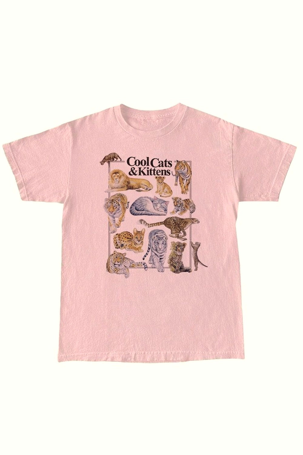 Y2k Vintage Feline Lover T-shirt