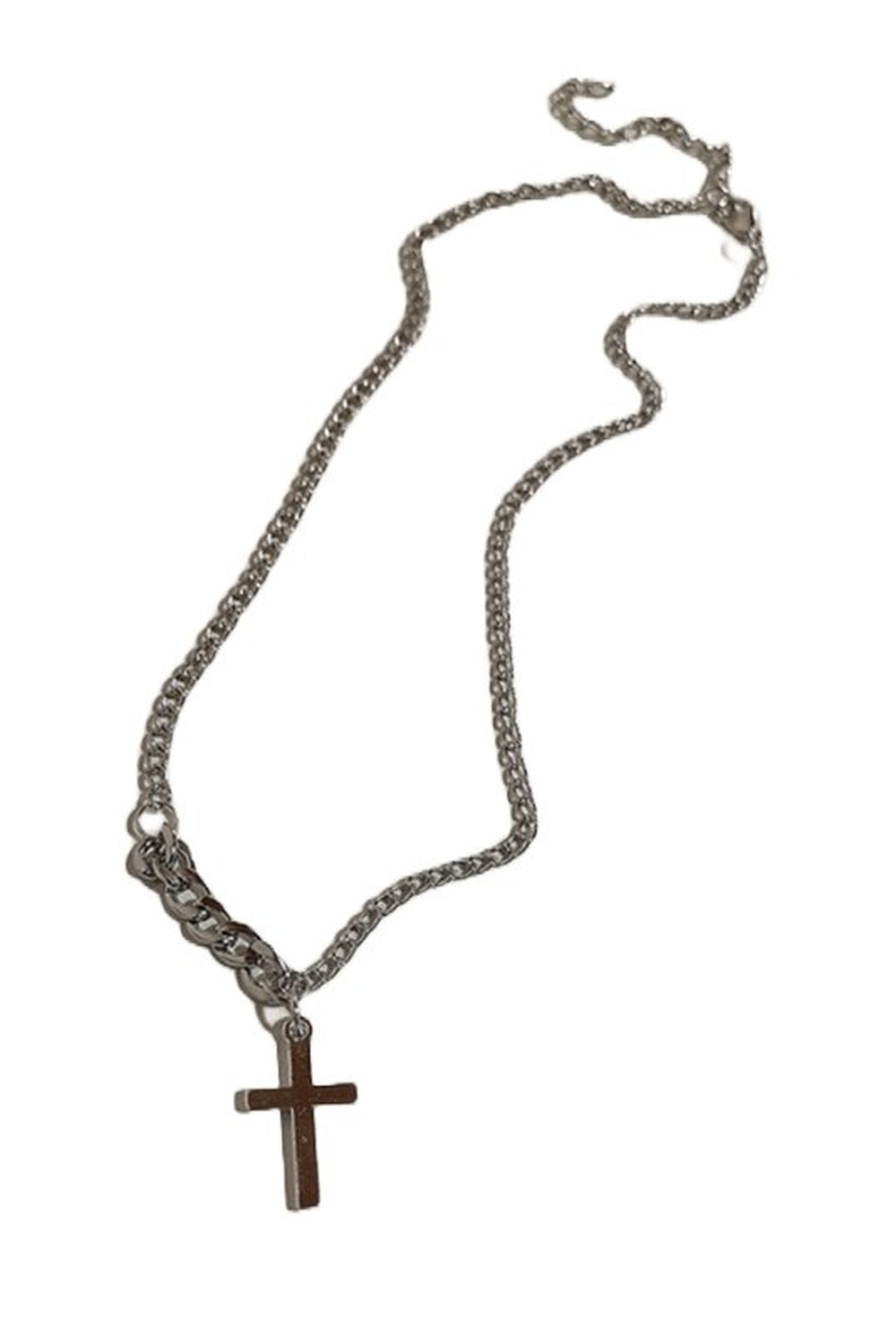 Y2k Vintage Goth Heart Chain Necklace