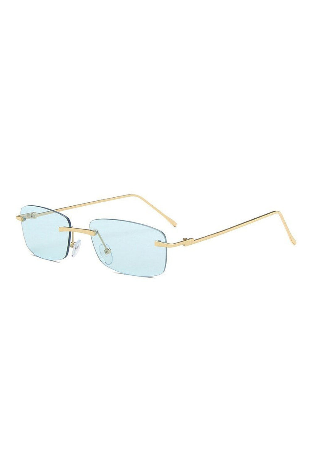 Y2k Vintage Rectangle Rimless Sunglasses