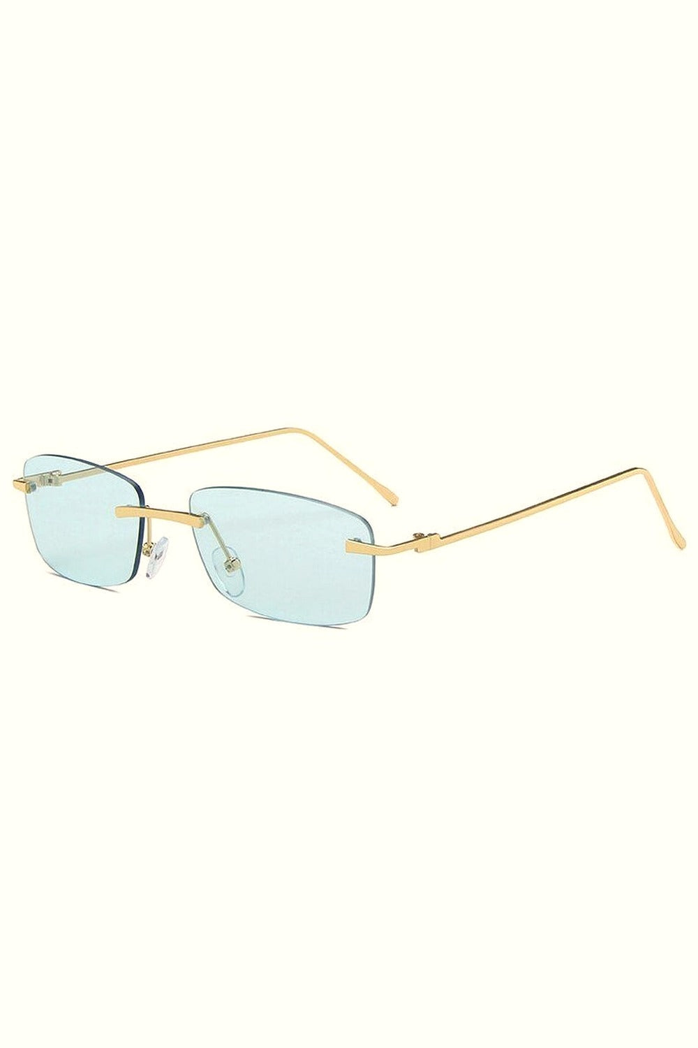 Y2k Vintage Rectangle Rimless Sunglasses