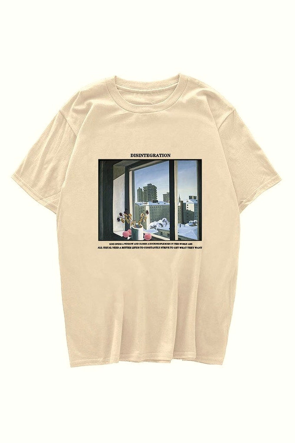 Y2k Vintage T-shirt with window print