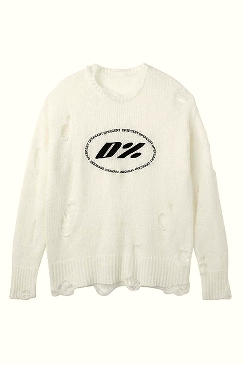 Y2k Aesthetic Hollow Out Sweater
