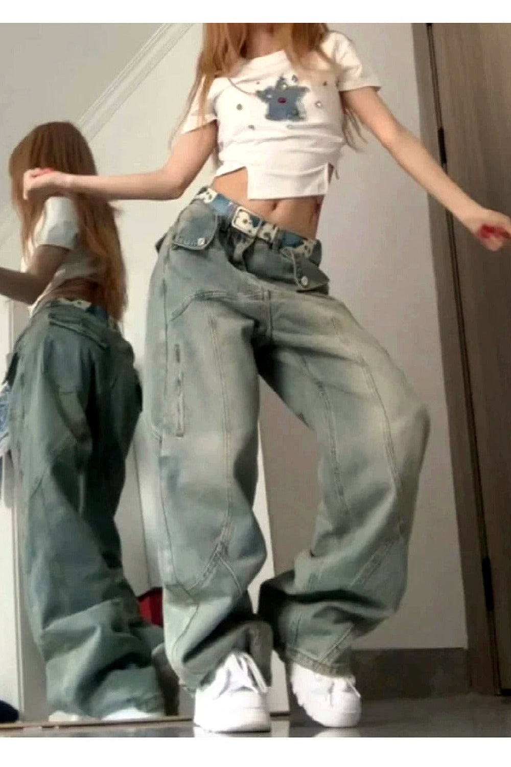 Y2k Baggy Street Wide Leg Jeans