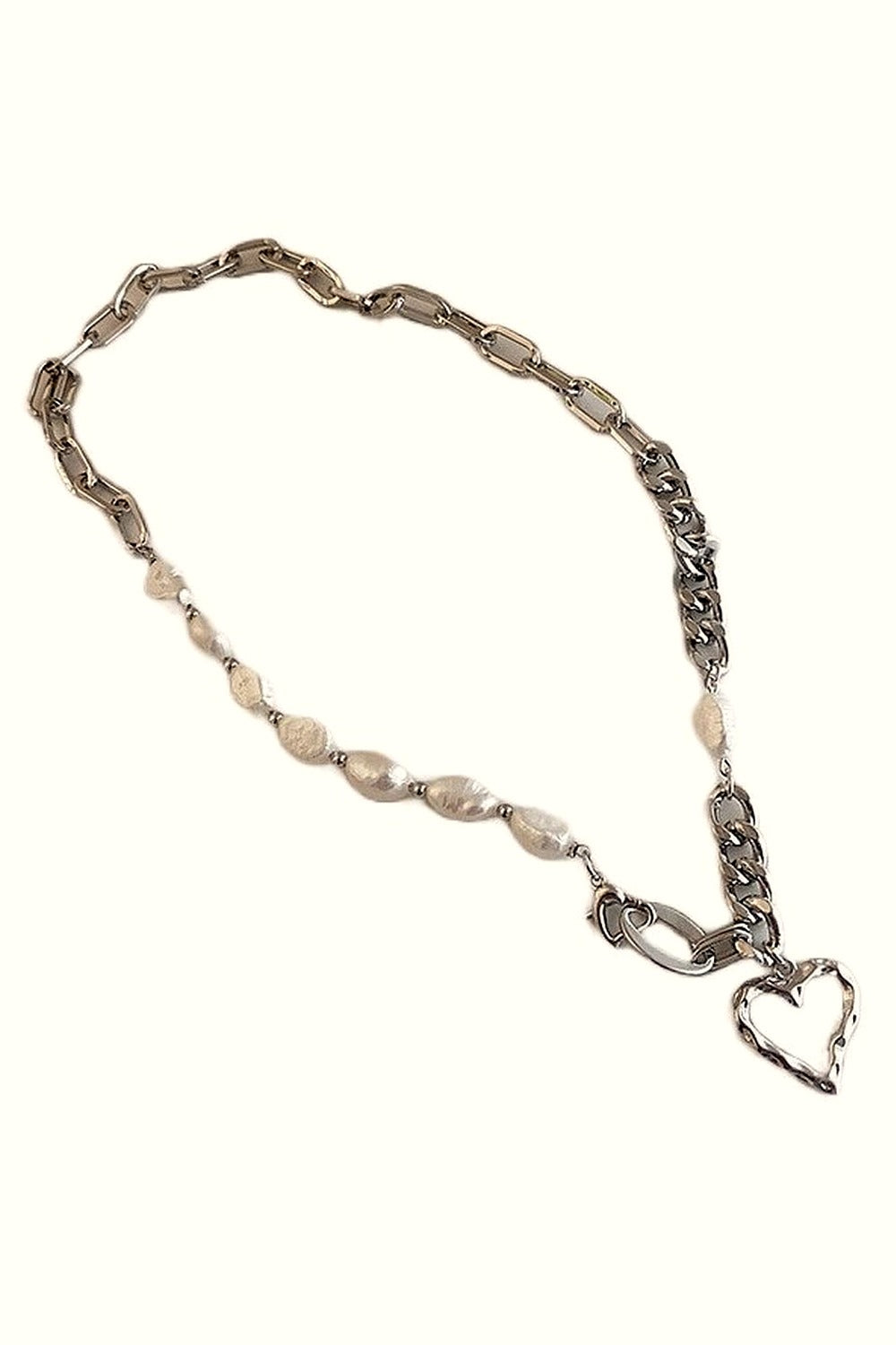 Y2k Peach Heart Necklace