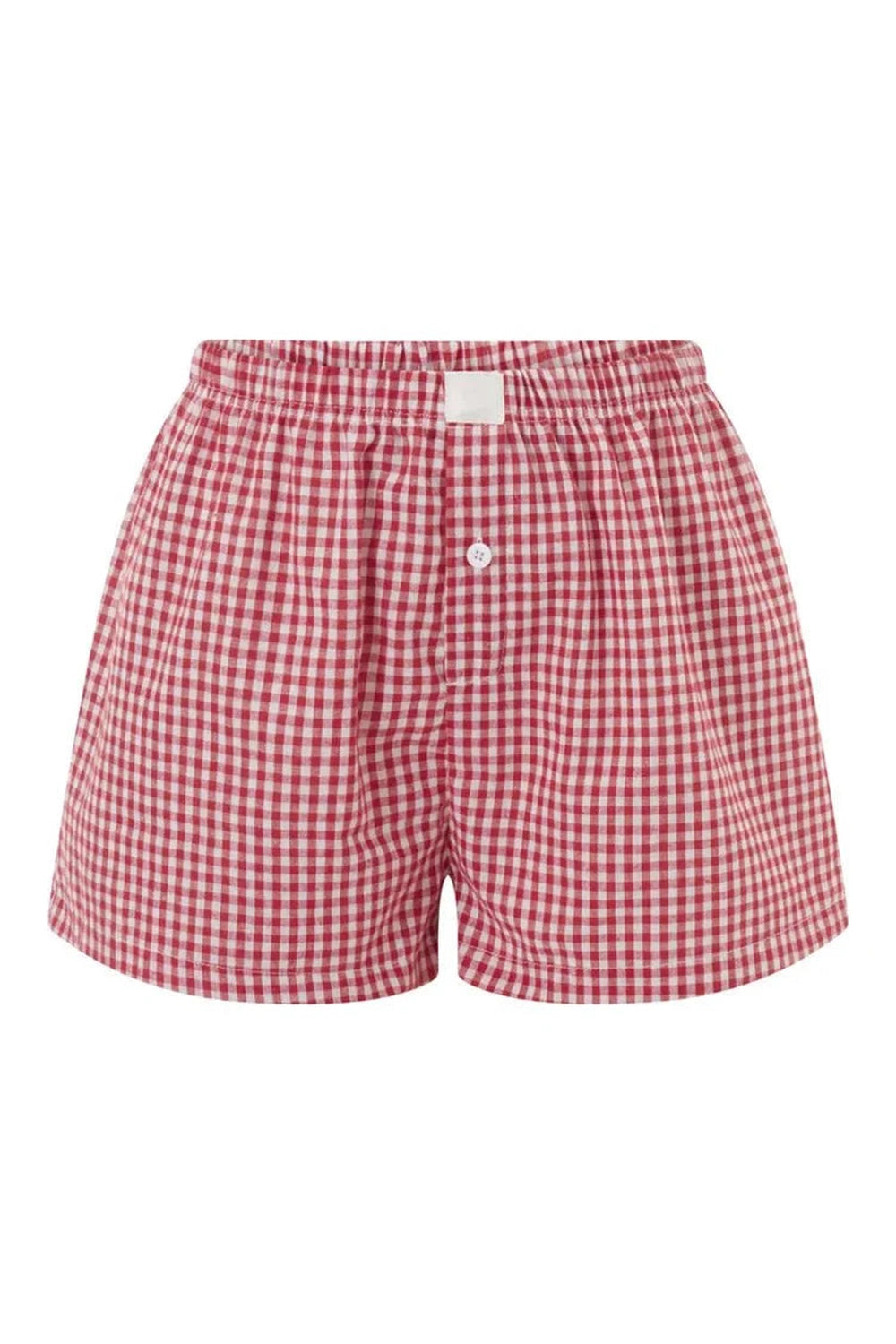 Y2k Plaid Pajama Shorts