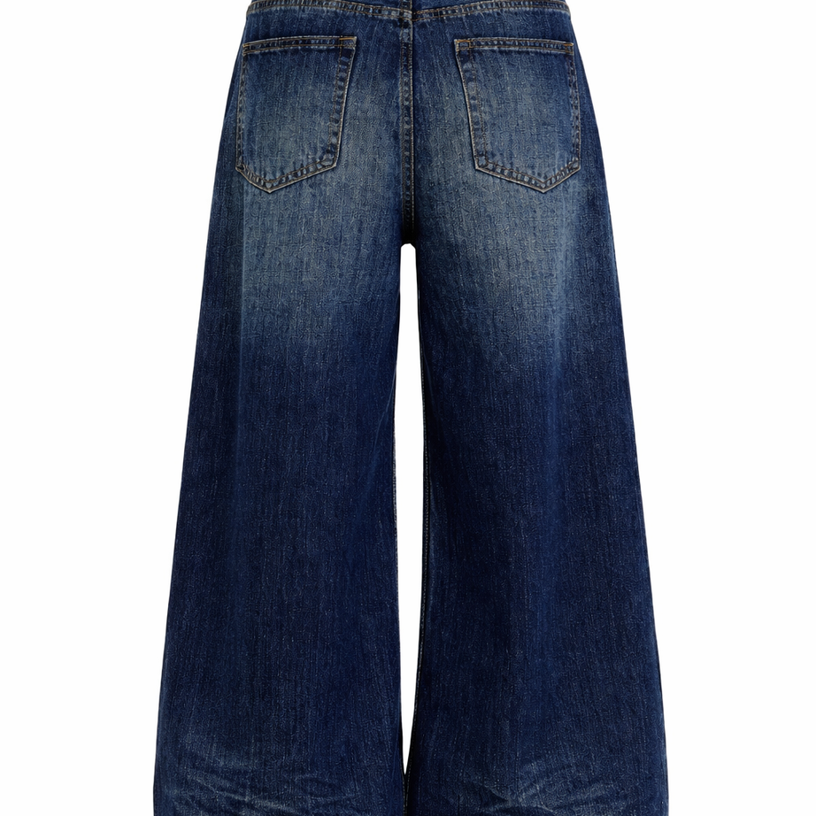 Vintage Low Rise Flared Denim Pants