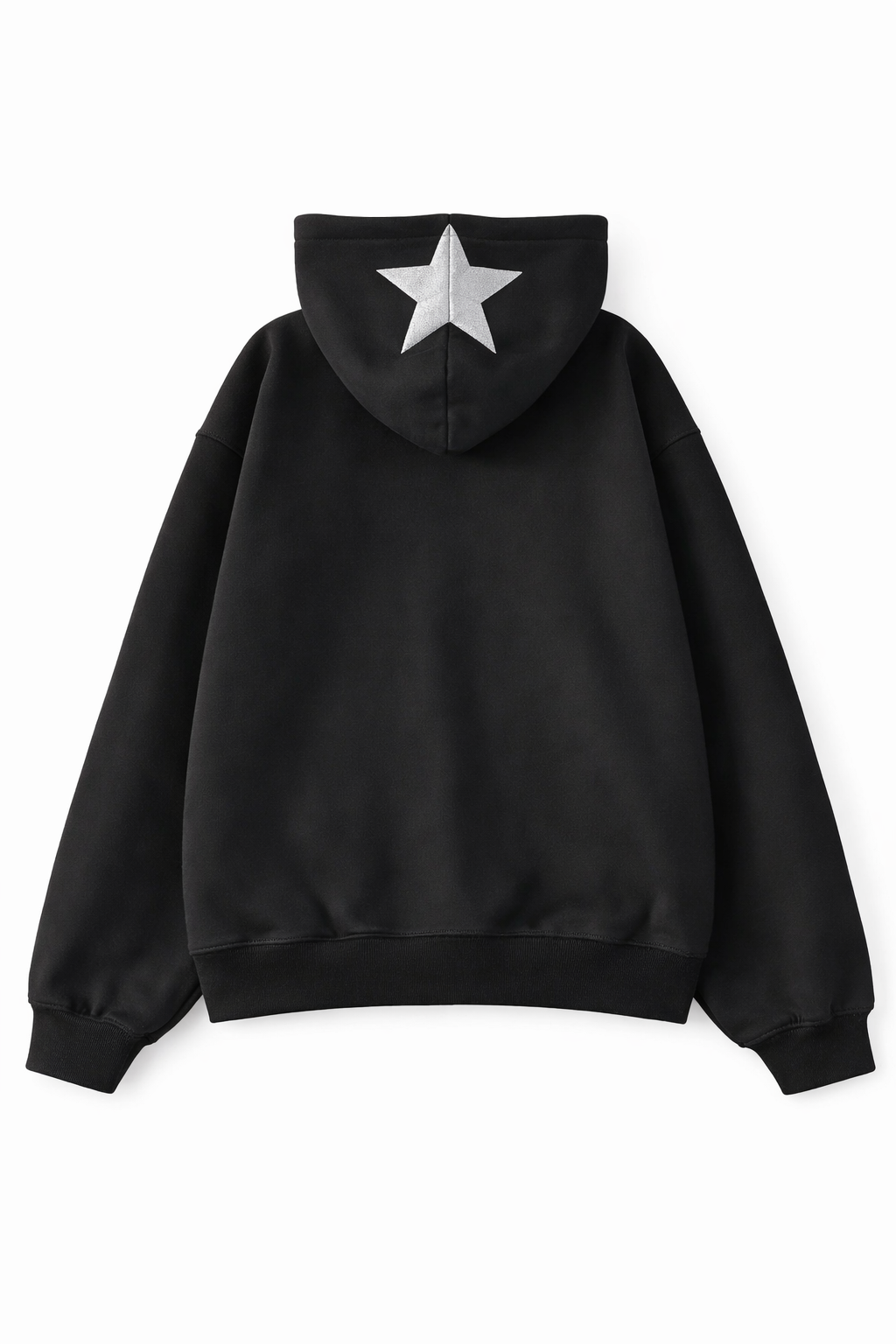 Y2k Hip Hop dragkedja Stjärntryck luvtröja