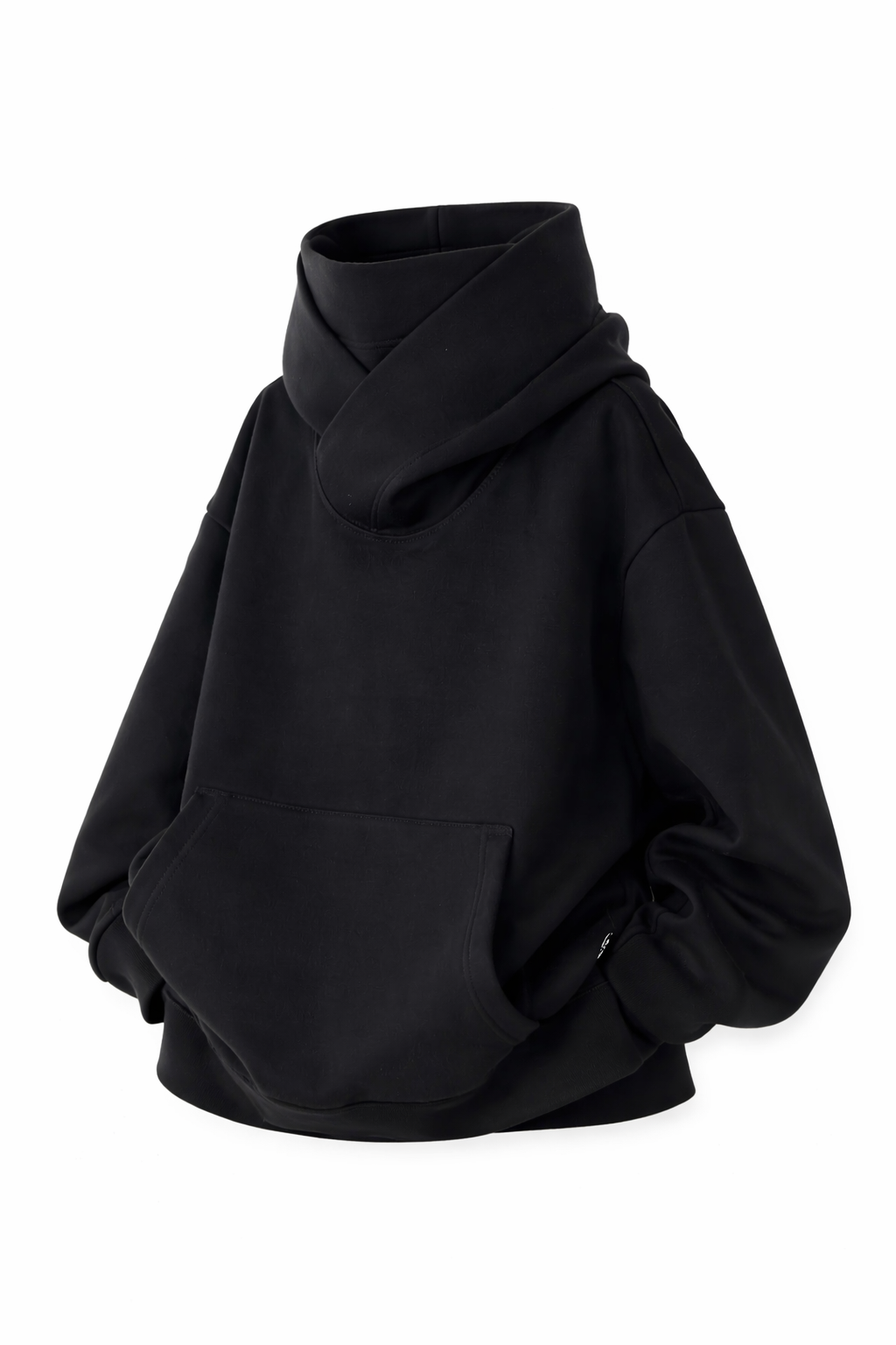 Oversized Futuristic Hooded Sweatshirt