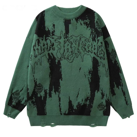 Distorted Chaos Knit Sweater