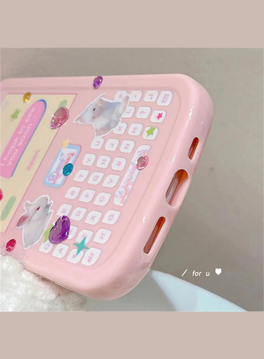 Y2k 3D Rabbit Korean iPhone Case