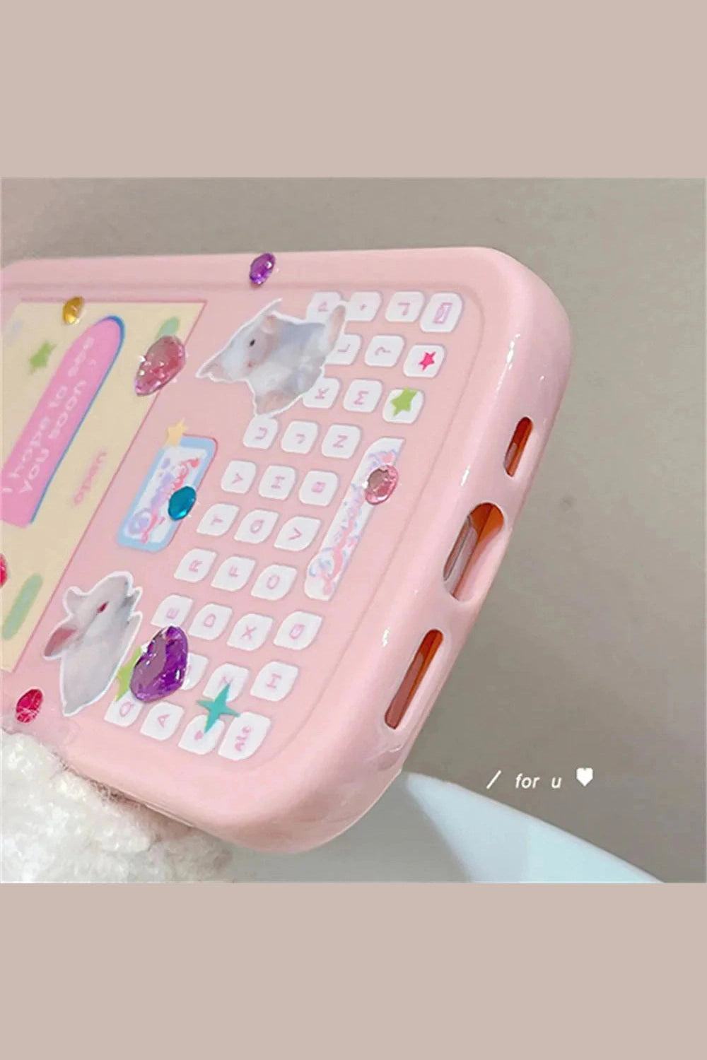 Y2k 3D Rabbit Korean iPhone Case