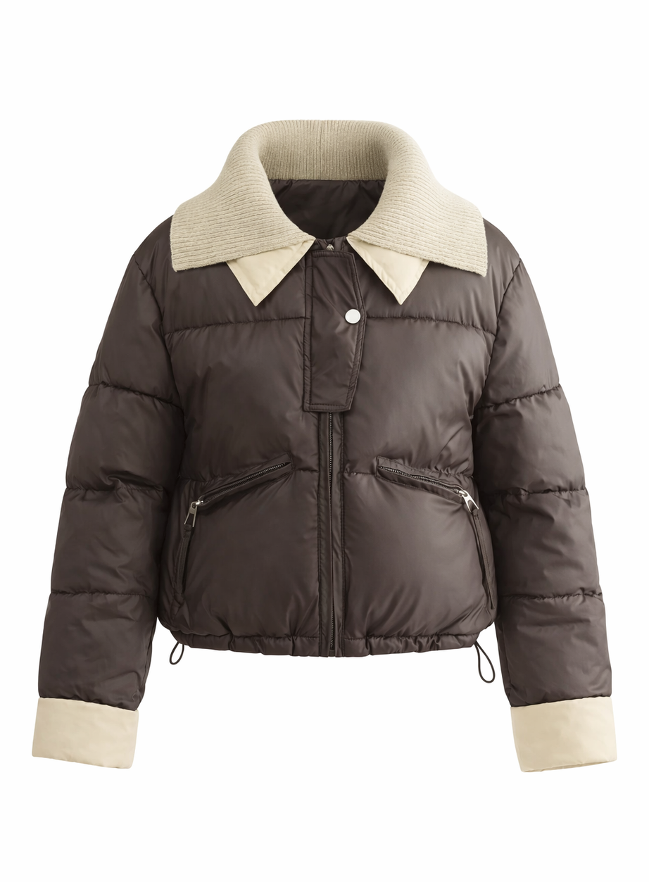 Mocha Chill Zip-Up Jacket