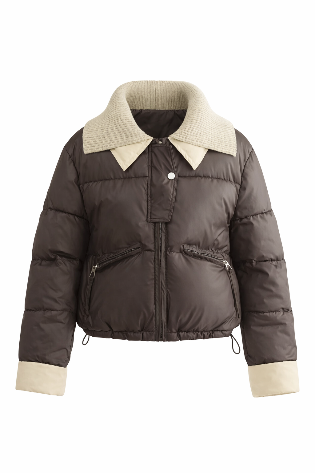 Mocha Chill Zip-Up Jacket