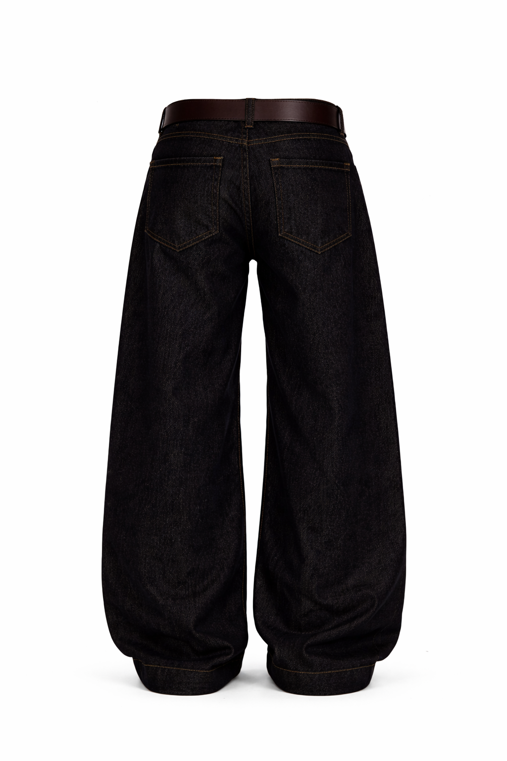 Dark Wash Slouchy Wide Leg Jeans