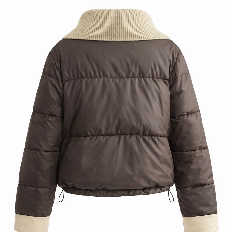 Mocha Chill Zip-Up Jacket
