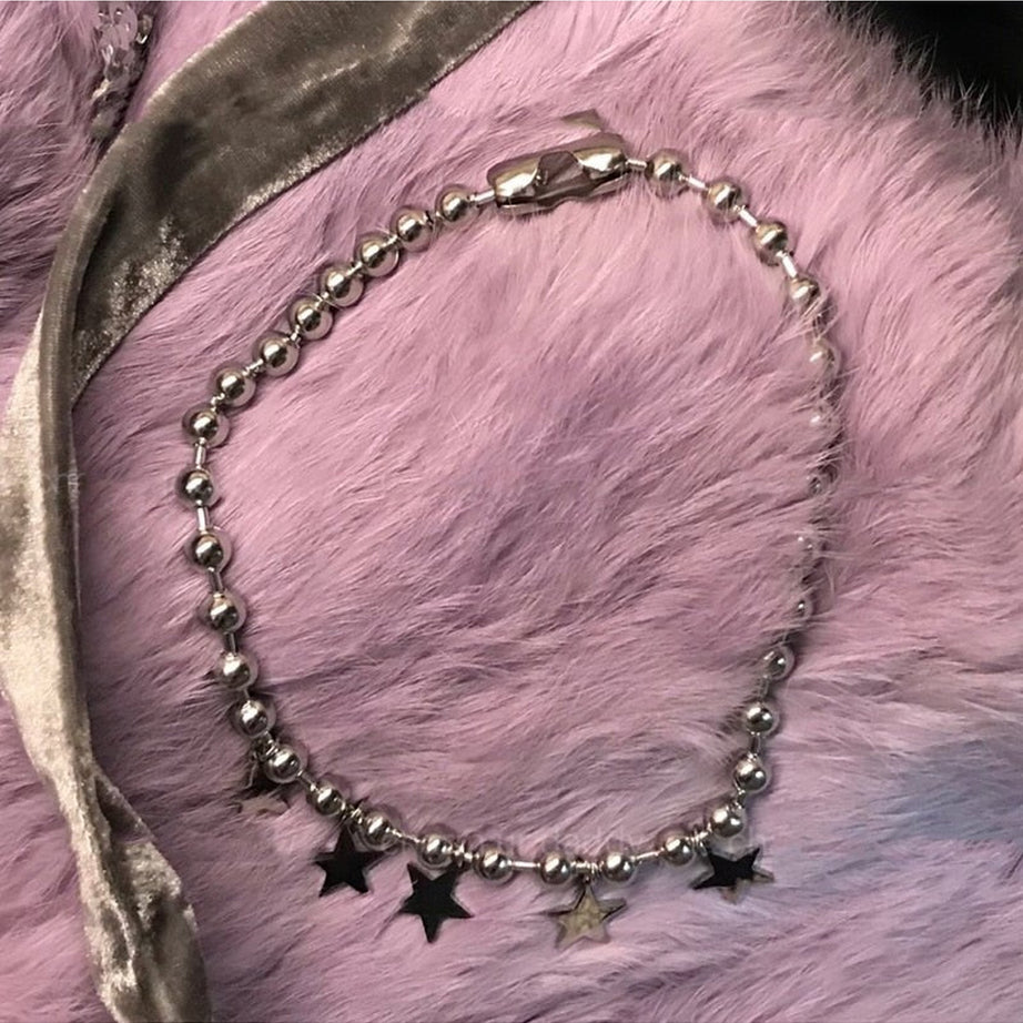 Y2k 90s Aesthetic Star Metal Necklace