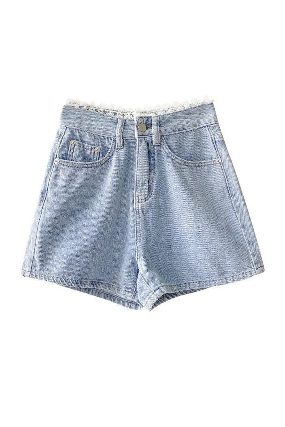 Y2k 90s Blue High Waist Shorts