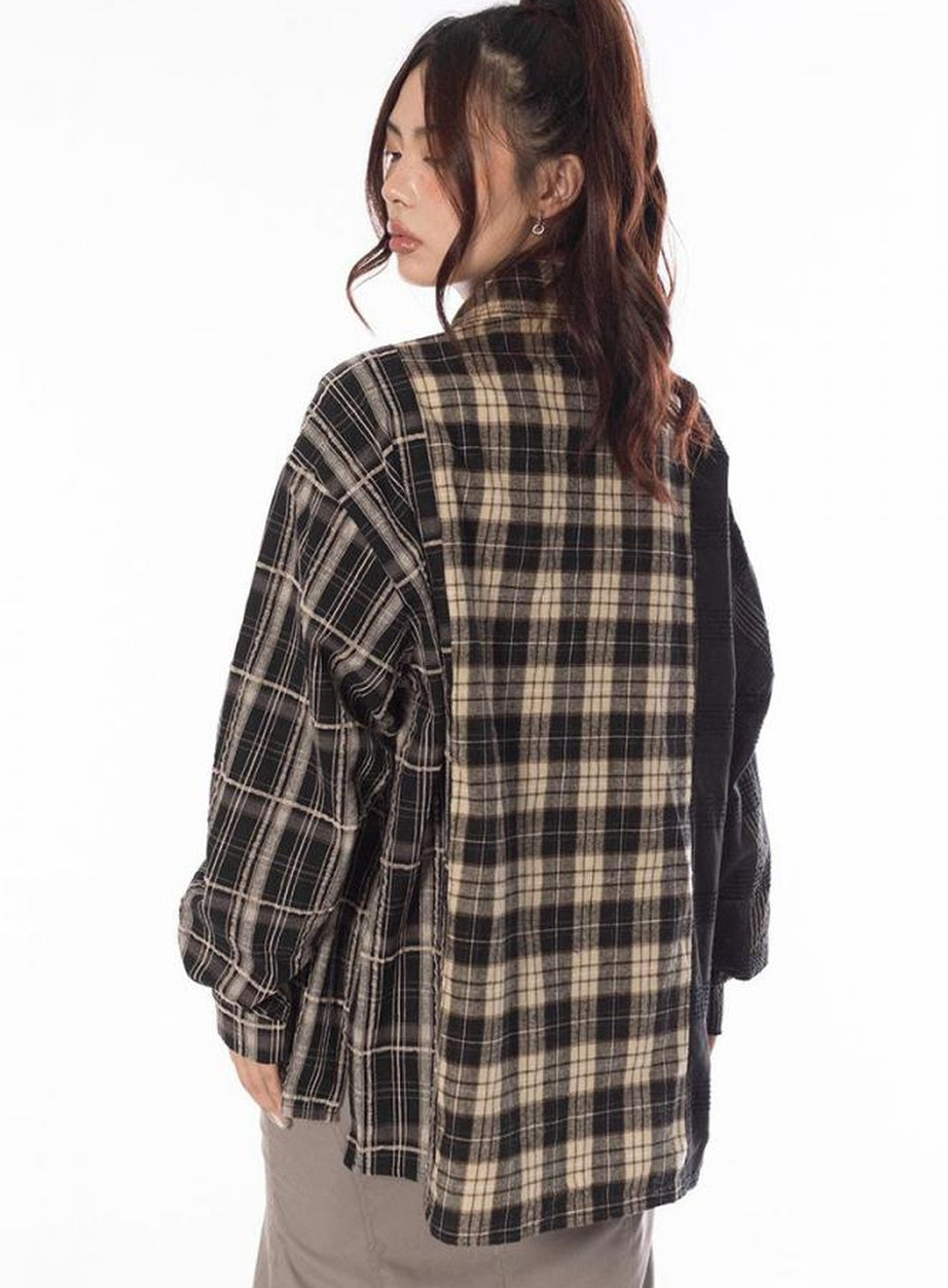 Y2k 90s Grunge Plaid Shirt
