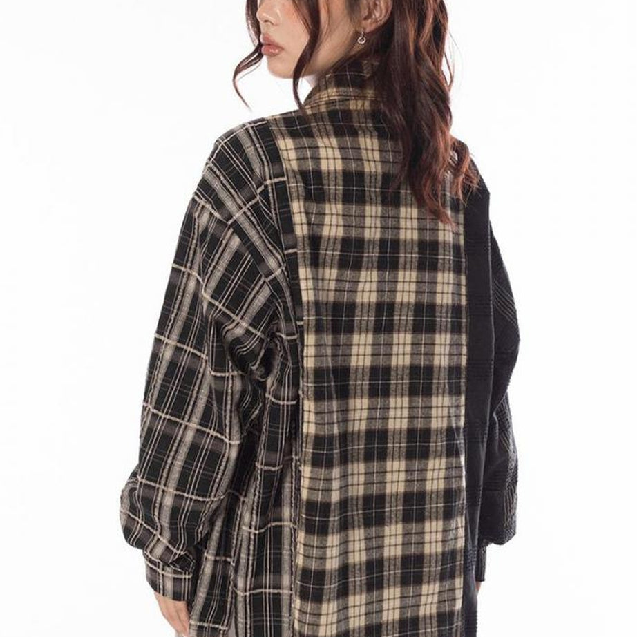 Y2k 90s Grunge Plaid Shirt
