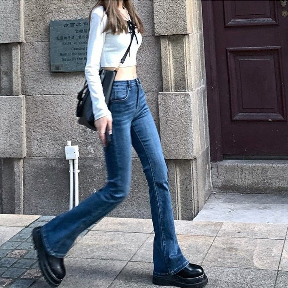 Y2k 90s Style Flare Jeans
