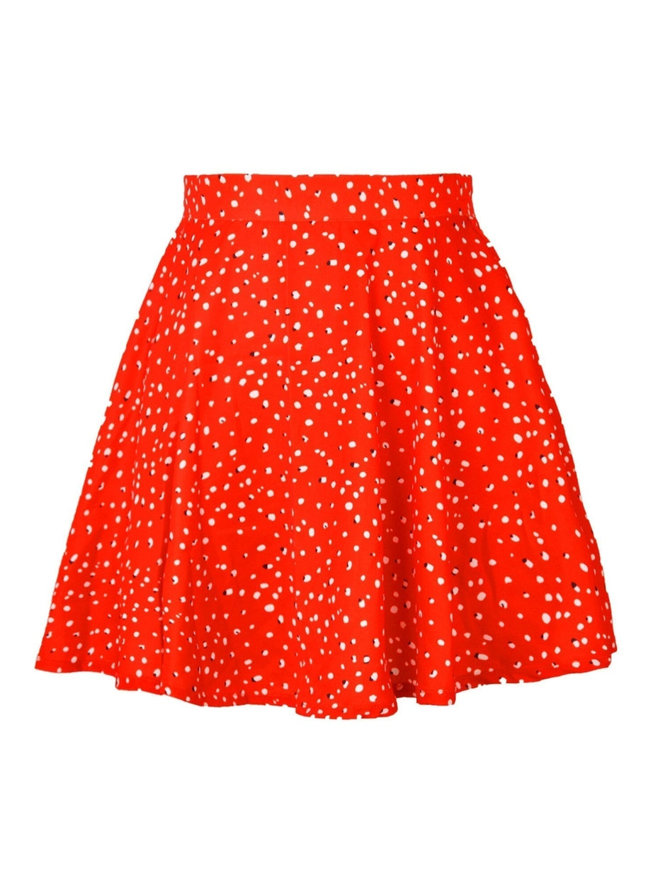 Y2k 90s Summer Floral Print Skirt