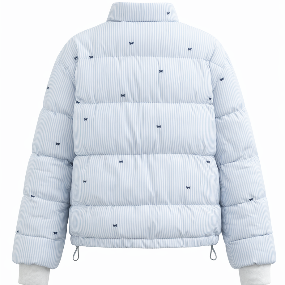 Blueberry Chill High-Neck Jacket