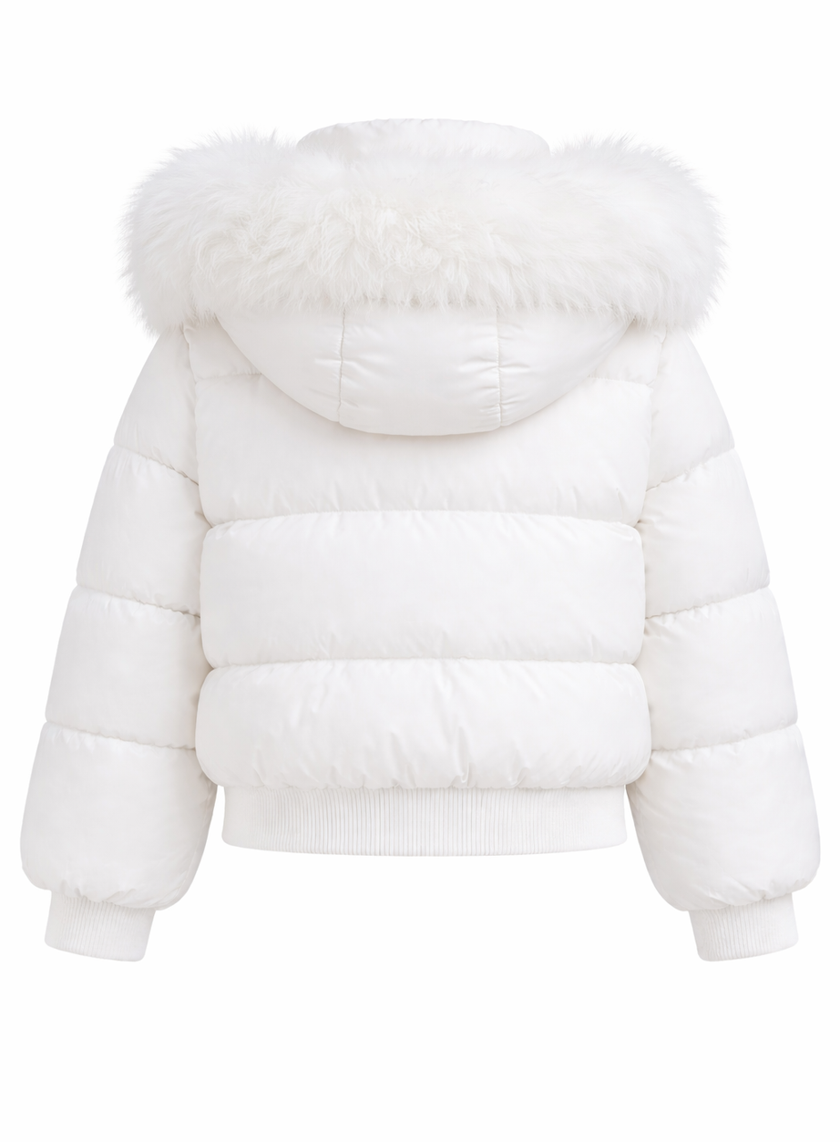 Arctic Angel White Puff Jacket