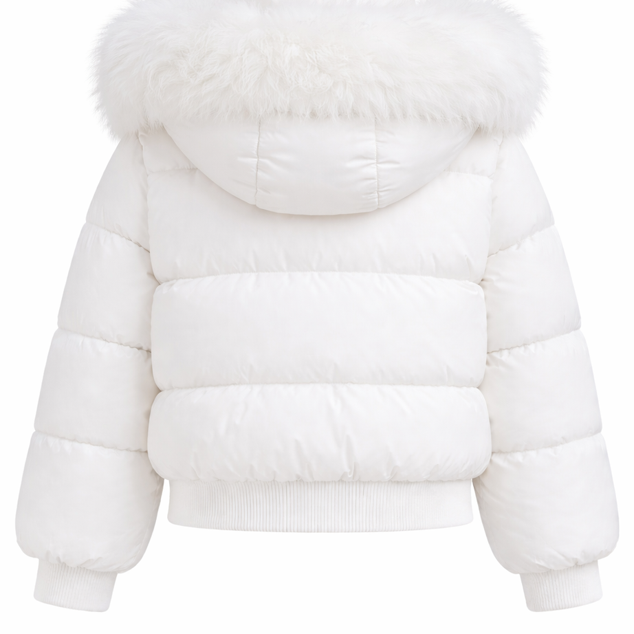 Arctic Angel White Puff Jacket