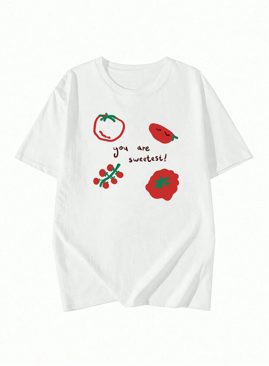 Süßeste Tomatenskizze T-Shirt