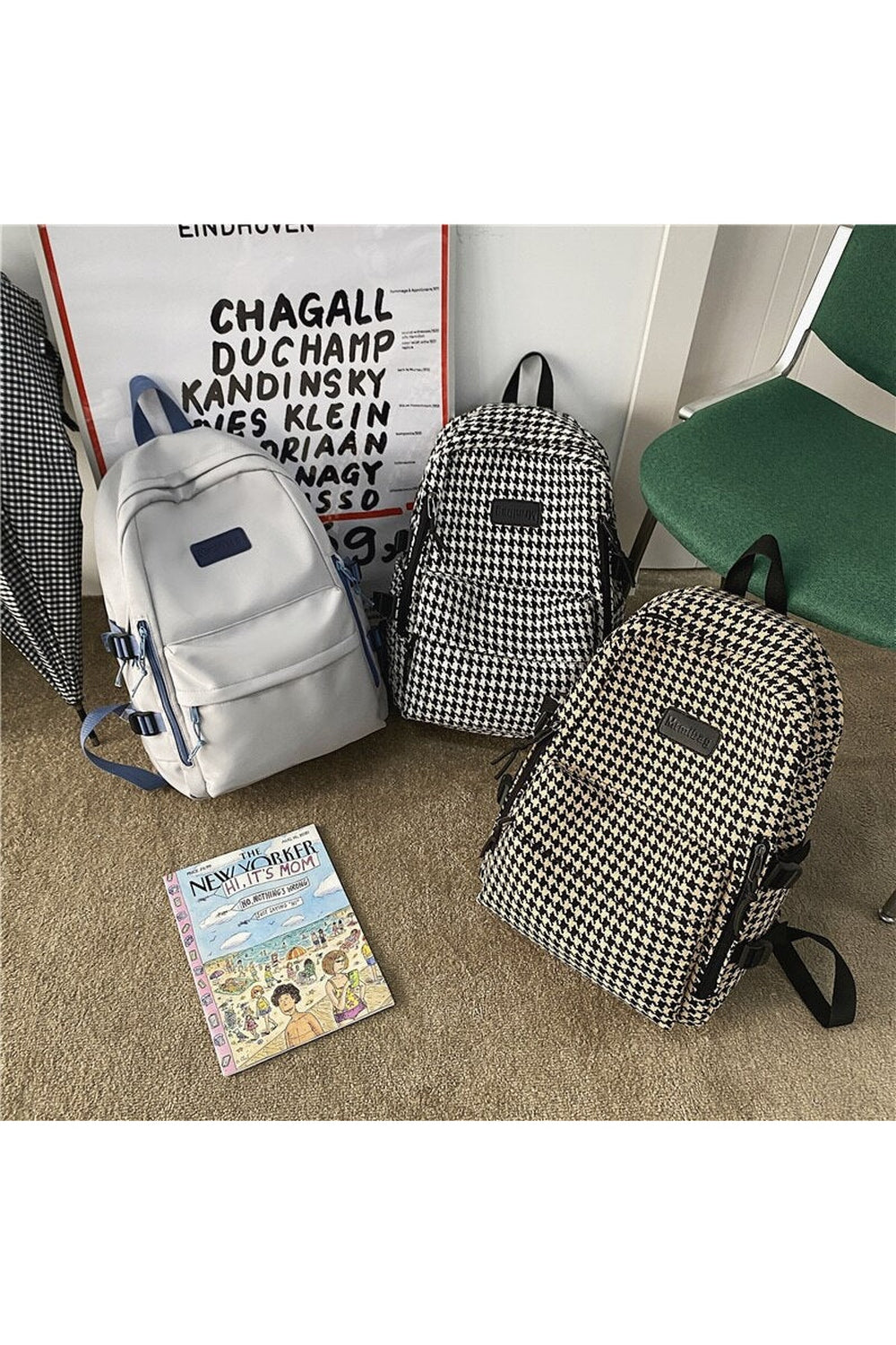 Y2k Luxury Fashion Knit Backpack