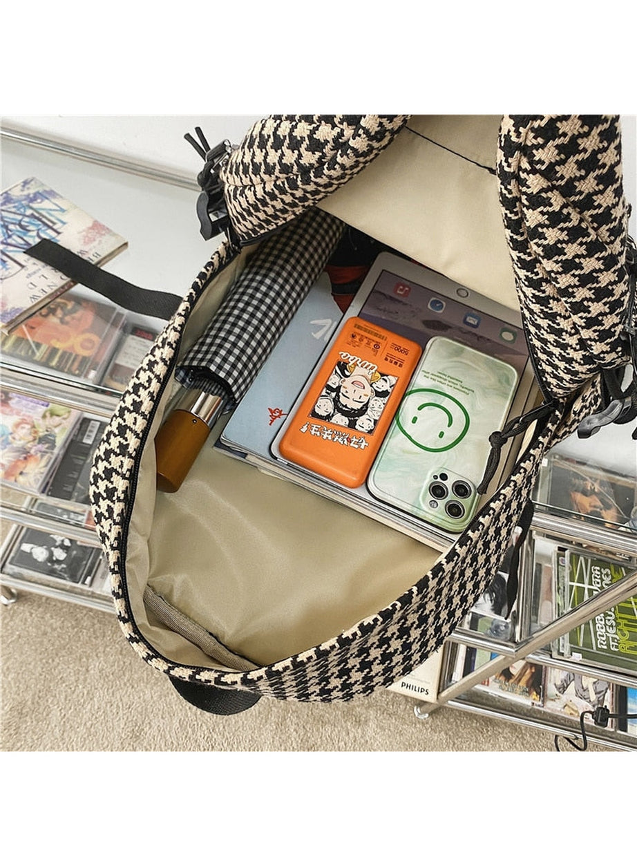 Y2k Luxury Fashion Knit Backpack