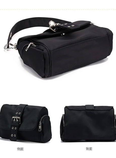 Axelväska med spänne