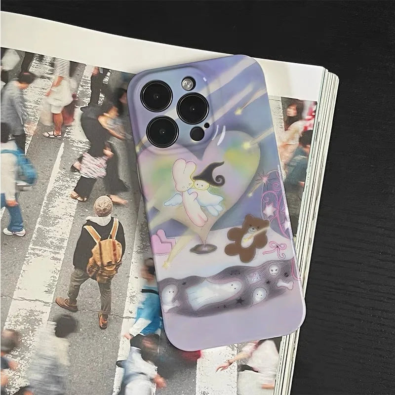 Dreamland Ghost Bear iPhone Case