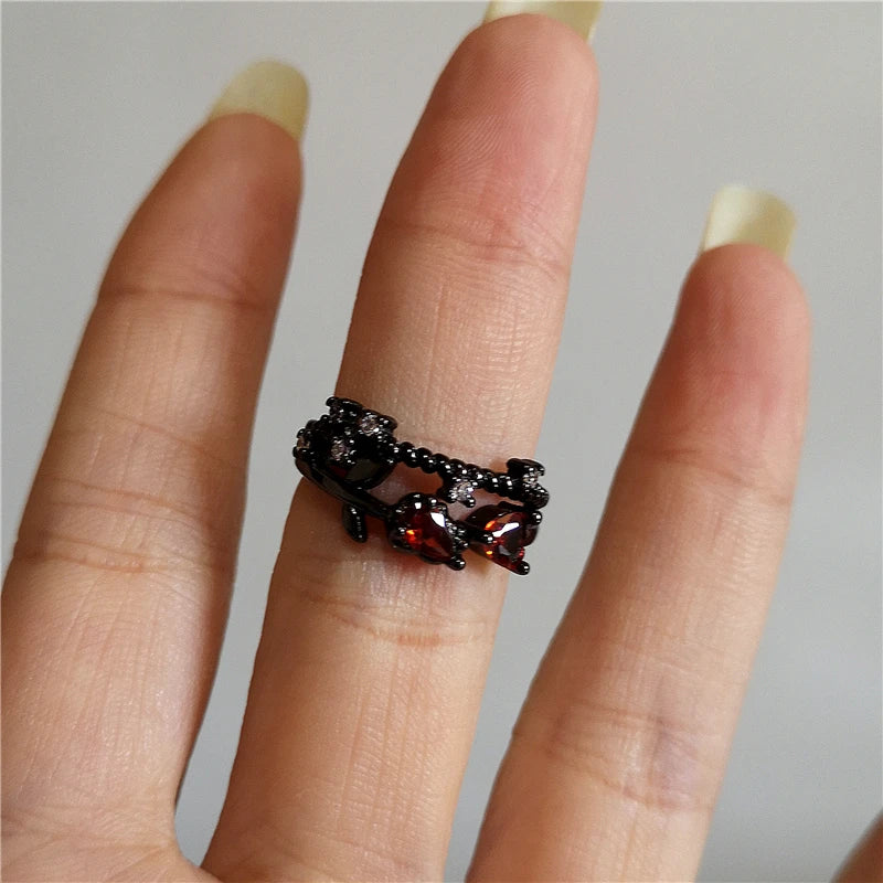 Gothic Nightfall Rings