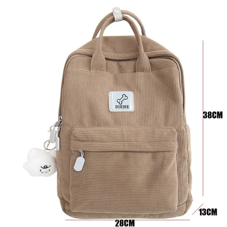 Teddy Corduroy Backpack