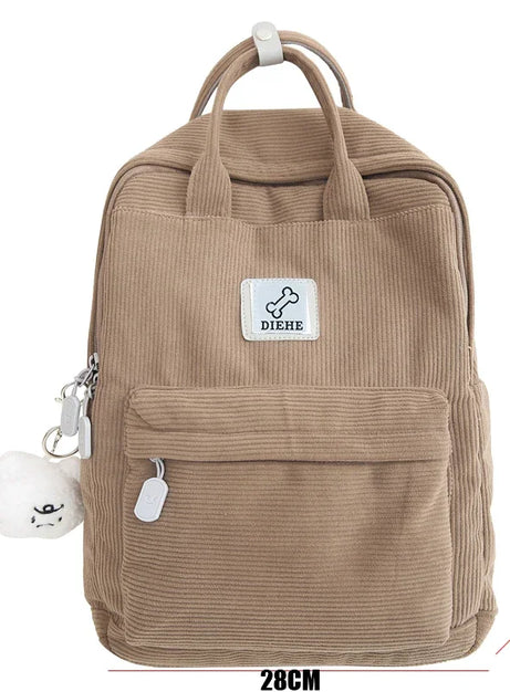 Teddy Corduroy Backpack