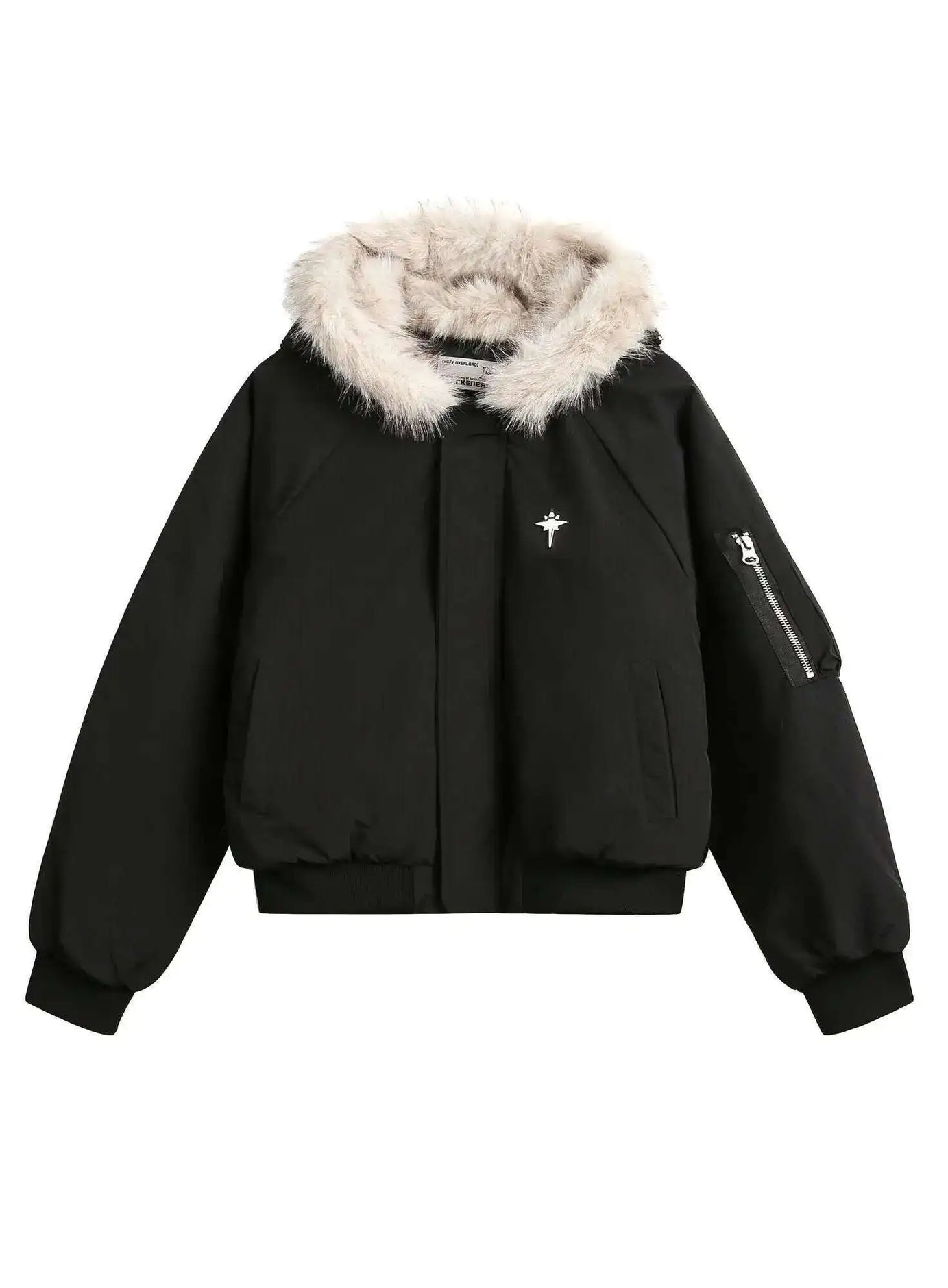 Sternenlicht-Frost-Zip-Up-Jacke