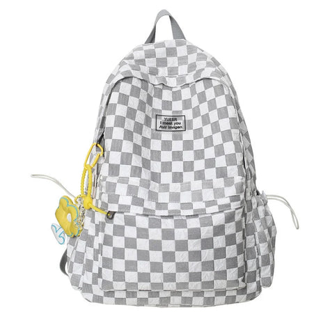 Mint Checkered Street Backpack