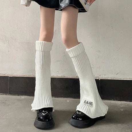 Retro Grunge Knit Leg Warmers