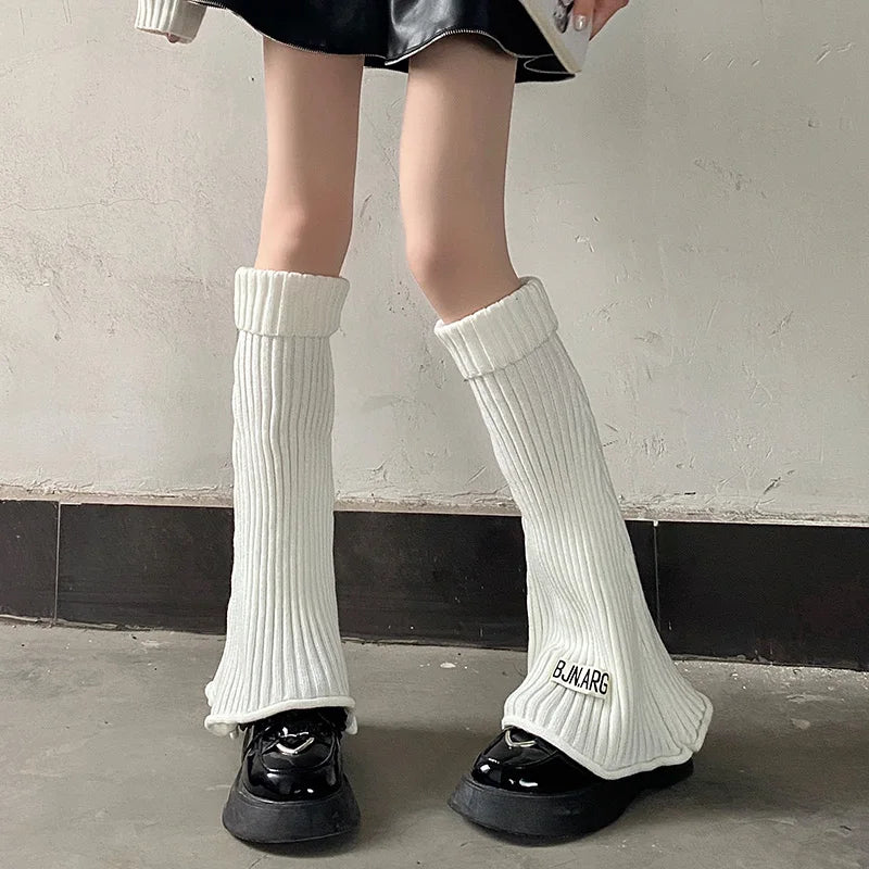 Retro Grunge Knit Leg Warmers