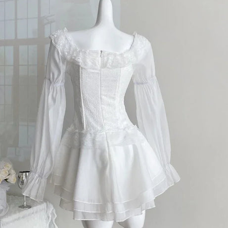 Victorian Romance Lace Corset Dress