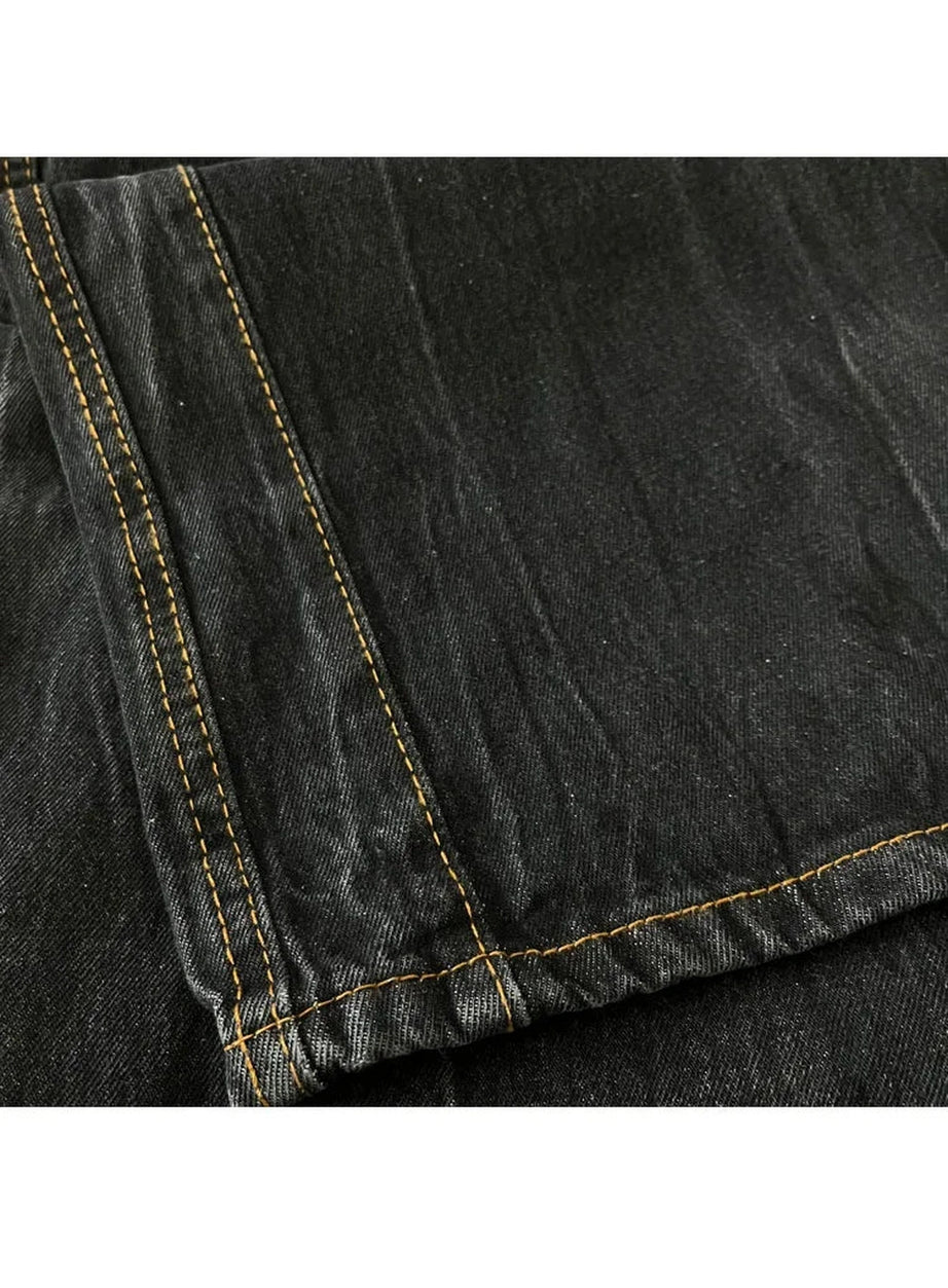 Y2k Midnight Groove Wide Leg Jeans