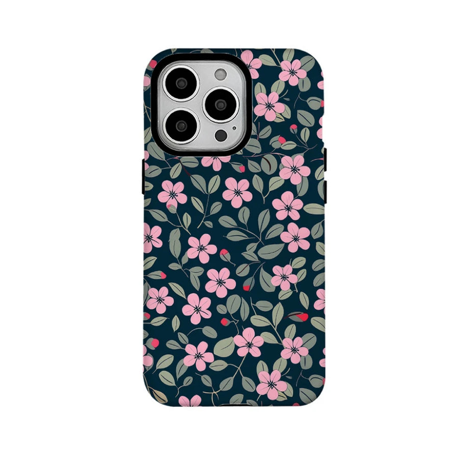 Pink Floral Pattern iPhone Case