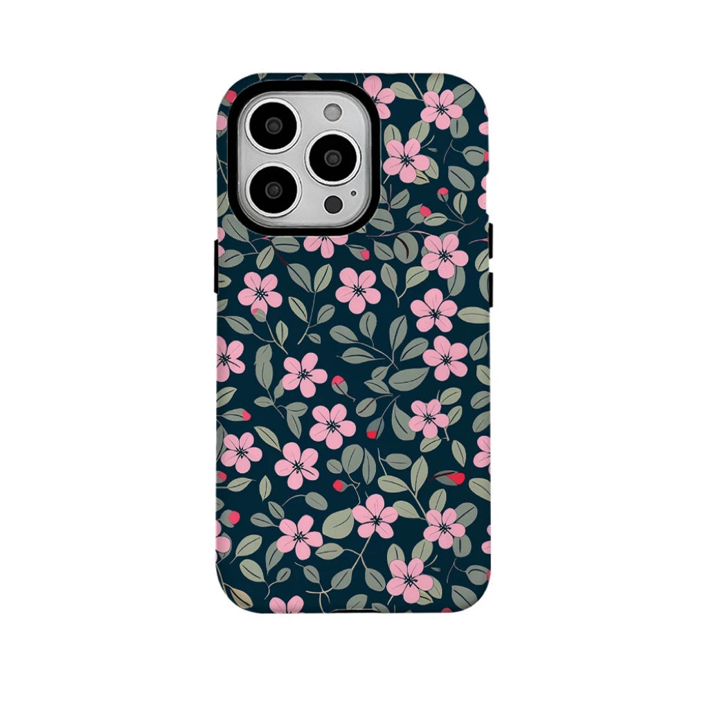 Pink Floral Pattern iPhone Case
