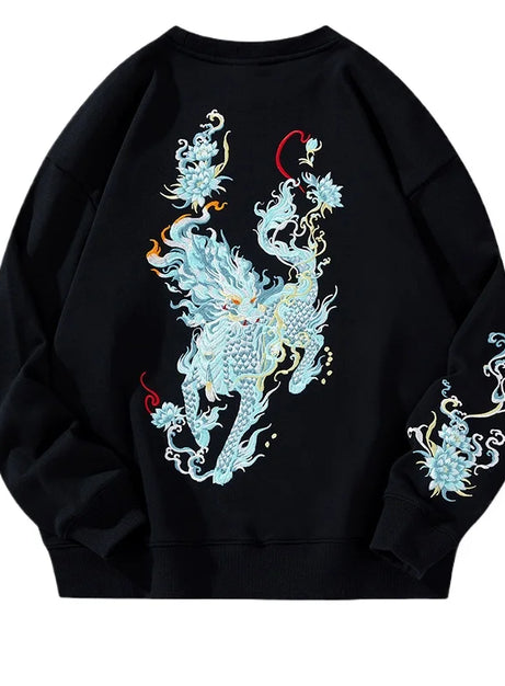 Mythic Beast Embroidered Hoodie