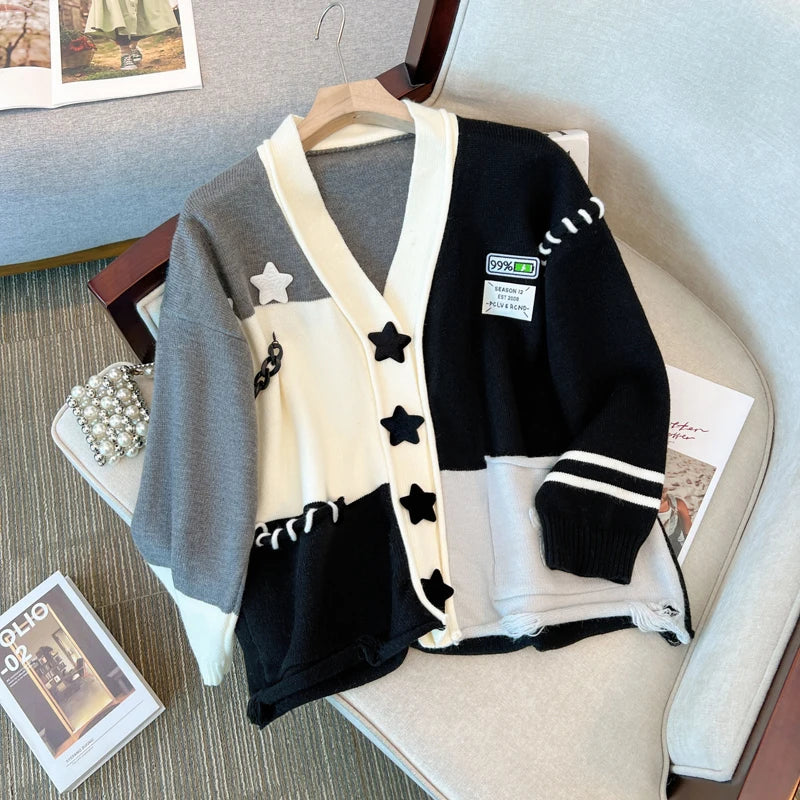 Stellar Patchwork Cardigan