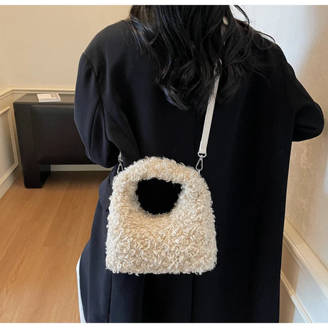 Plush Sweet Shoulder Bags