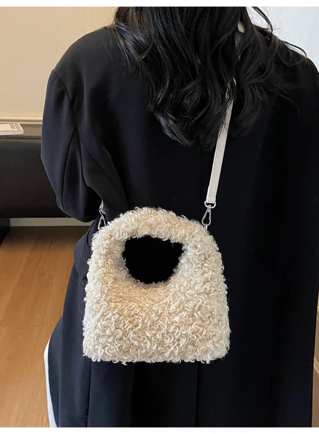 Plush Sweet Shoulder Bags